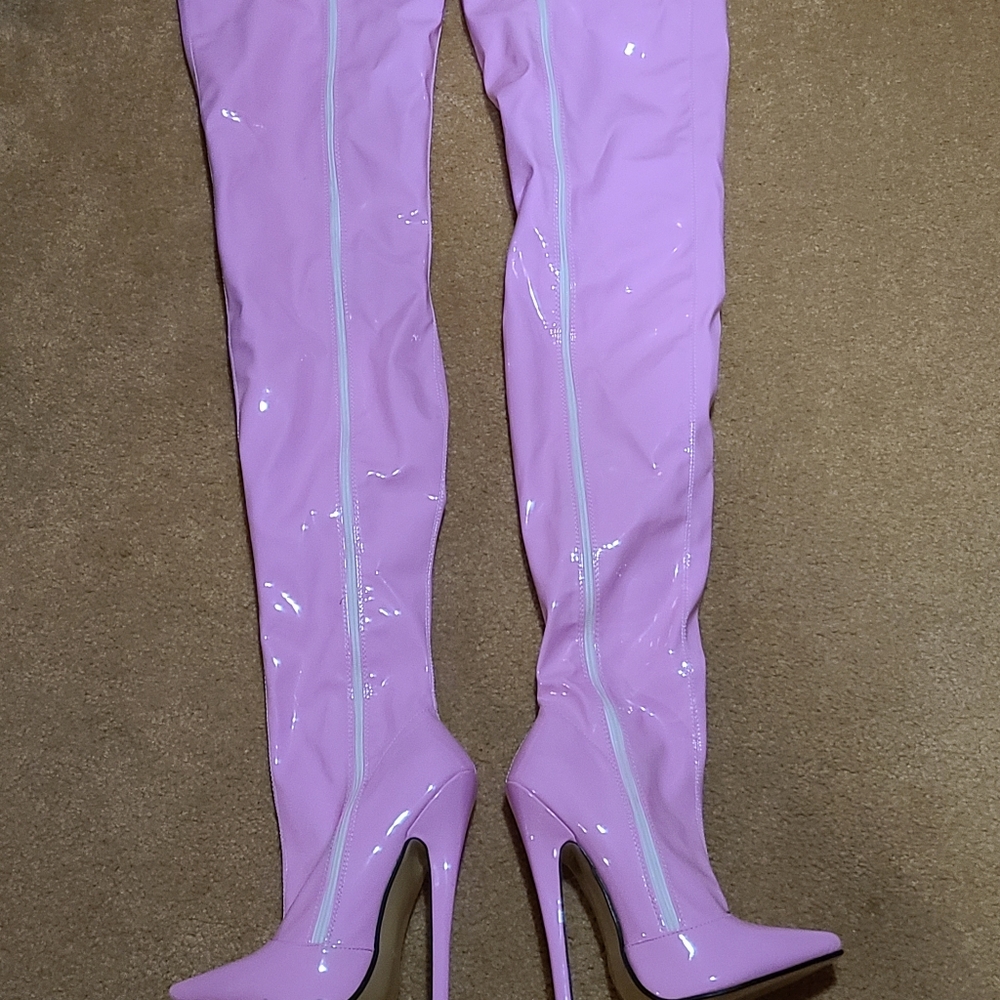 Stiletto 7 Inch Thigh High Heel Boots
